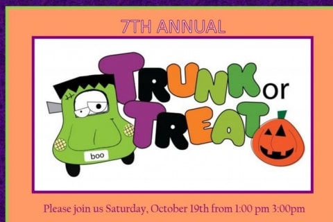 Click here to read more on the 7th Annual Trunk or Treat. Click here to read more on the 7th Annual Trunk or Treat.