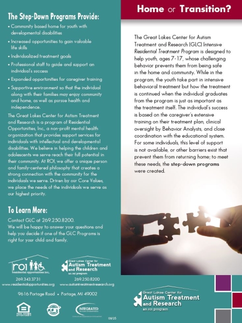 Great Lakes Autism and Research Step Down Program